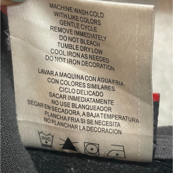 AND1 Hoodie Mens Extra Large Black Sweatshirt Basketball Spell Out Streetwear - Picture 9 of 12